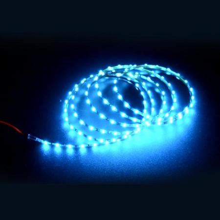 디바이스마트,LED/LCD > LED 인테리어조명 > LED 스트립,DFROBOT,12V Flexible LED Strip (120 LEDs) - Ice Blue [FIT0843],정격 전압: 12V / 정격 전력: 최대 7W / LED 수량: 미터당 120개의 LED / 길이: 1m
