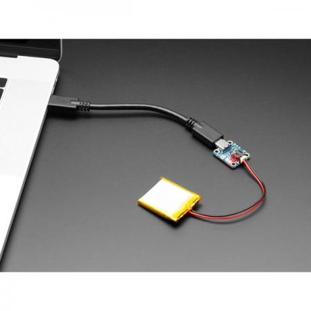 디바이스마트,MCU보드/전자키트 > 전원/신호/저장/응용 > 충전/배터리/전원,Adafruit,Adafruit Micro-Lipo Charger for LiPoly Batt with USB Type C Jack [ada-4410],LiPoly/LiIon용 마이크로-리포 충전기 / USB Type C / 3.7/4.2v 배터리 충전용 / 100mA 충전 전류, 점퍼를 납땜하여 500mA로 조정 가능