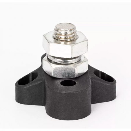 디바이스마트,EV 전기차/캠핑카/그린에너지 > 태양광/그린에너지 > 솔라 악세사리,파워센터,터미널 블록 1포스트 M8_150A,연결 부품 / 48VDC / 316 스테인리스