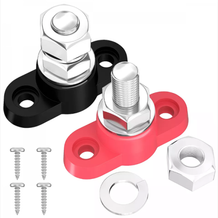 디바이스마트,EV 전기차/캠핑카/그린에너지 > 태양광/그린에너지 > 솔라 악세사리,파워센터,터미널 블록 1포스트 M10_250A,연결 부품 / 48VDC / 304 스테인리스