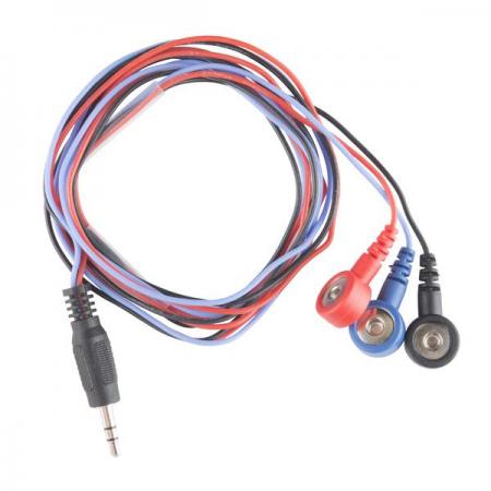 디바이스마트,케이블/전선 > 어셈블리 케이블 > 특수 커넥터 케이블,SparkFun,Sensor Cable - Electrode Pads (3 connector) [CAB-12970],전극 패드 / 센서 케이블 / 3.5mm 오디오 잭 커넥터 / 길이 : 24인치