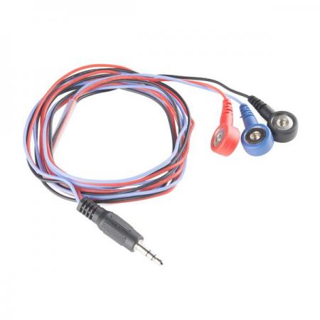 디바이스마트,케이블/전선 > 어셈블리 케이블 > 특수 커넥터 케이블,SparkFun,Sensor Cable - Electrode Pads (3 connector) [CAB-12970],전극 패드 / 센서 케이블 / 3.5mm 오디오 잭 커넥터 / 길이 : 24인치