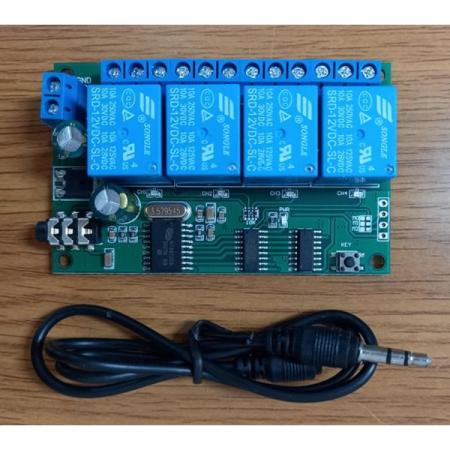 디바이스마트,MCU보드/전자키트 > 전원/신호/저장/응용 > 릴레이,네오틱스,4채널 톤(DTMF)사용 원격제어 스위치(릴레이) (스위치(릴레이)별 사용자번호(비밀번호) 변경가능) (NC-DTMF-R4),약 80mm x 50mm / 입력 전원 : DC 12V (DC 9~13V) / 소비 전류 : (1) 대기시 : 15mA, (2) 릴레이 1 개 동작시 : 30mA 전/후