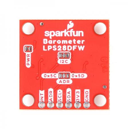 디바이스마트,MCU보드/전자키트 > 센서모듈 > 기압/무게/로드셀/Flex > 대기압/수압센서,SparkFun,SparkFun Absolute Digital Barometer - LPS28DFW (Qwiic) [SEN-21221],LPS28DFW 디지털 기압계 / 0.5hPa의 압력 정확도로 260 - 1260hPa 및 260 - 4060hPa의 두 가지의 풀 스케일 측정 범위