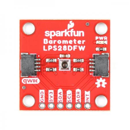디바이스마트,MCU보드/전자키트 > 센서모듈 > 기압/무게/로드셀/Flex > 대기압/수압센서,SparkFun,SparkFun Absolute Digital Barometer - LPS28DFW (Qwiic) [SEN-21221],LPS28DFW 디지털 기압계 / 0.5hPa의 압력 정확도로 260 - 1260hPa 및 260 - 4060hPa의 두 가지의 풀 스케일 측정 범위