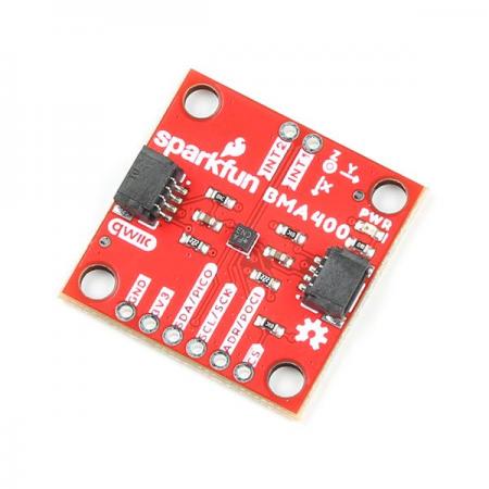 디바이스마트,MCU보드/전자키트 > 센서모듈 > 가속도/자이로/지자기센서 > 가속도센서,SparkFun,SparkFun Triple Axis Accelerometer Breakout - BMA400 (Qwiic) [SEN-21208],BMA400 / 3축 가속도계 /  ±2/±4/±8/±16g의 풀스케일 가속 범위 /  < 14.5µA의 매우 낮은 전류 소비를 제공