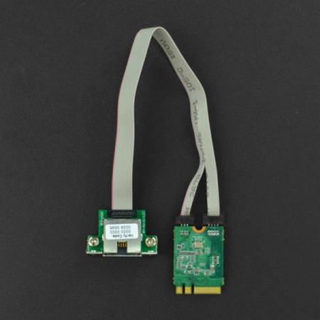 디바이스마트,MCU보드/전자키트 > 통신/네트워크 > 이더넷/PoE(Power over Ethernet),DFROBOT,M.2 (A+E Key) to Gigabit Ethernet Module for LattePanda Alpha and Delta [FIT0798],M.2 (A+E Key) 기가비트 이더넷 모듈 / LattePanda, Delta 호환 / 고성능 10/100/1000 BASE-T 이더넷 LAN 컨트롤러