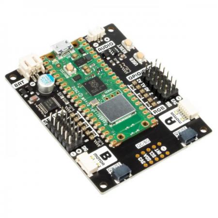 디바이스마트,오픈소스/코딩교육 > 라즈베리파이 > 라즈베리파이 확장보드/HAT,Pimoroni,Inventor 2040 W (Pico W Aboard) [PIM633],Inventor 2040 W / 264kB SRAM과 함께 최대 133Mhz에서 실행되는 Dual Arm Cortex M0+ / 라즈베리 파이 피코 W 포함 / 2MB의 QSPI 플래시