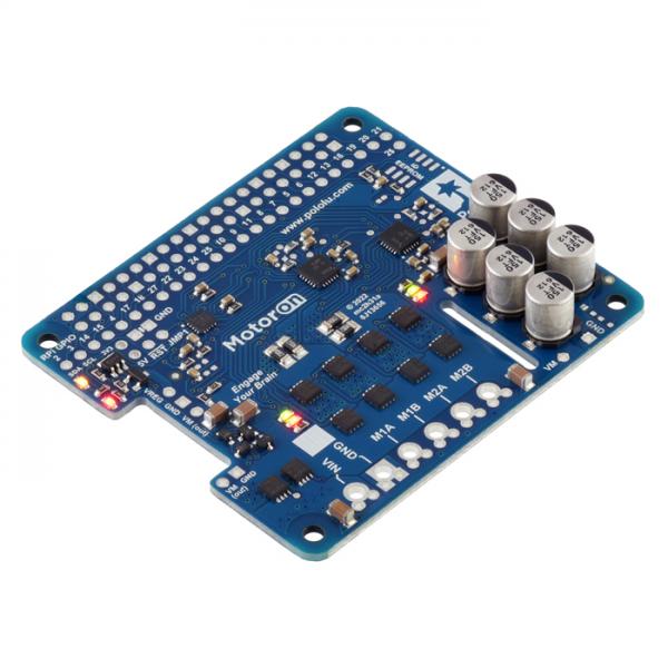 Motoron M2H18v18 Dual High-Power Motor Controller for Raspberry Pi (No Connectors or Standoffs) #5050