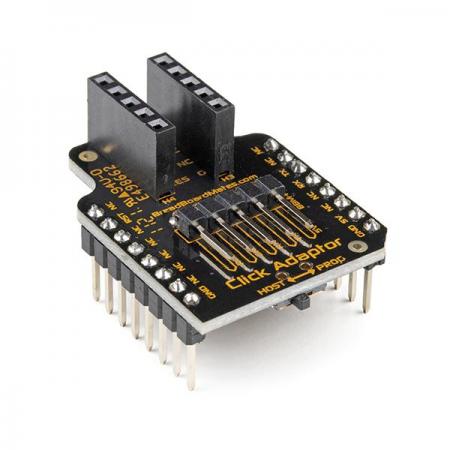 디바이스마트,오픈소스/코딩교육 > 라즈베리파이 > 아답터/방열판/OS/기타,SparkFun,TIMI to MikroBUS Adapter [DEV-19257],Mates Programmer를 사용하여 Click 어댑터를 통해 연결된 장치를 직접 프로그래밍하는 5핀 프로그래밍 헤더를 갖추고 있습니다. / 3.3V 레벨 비동기 직렬 UART