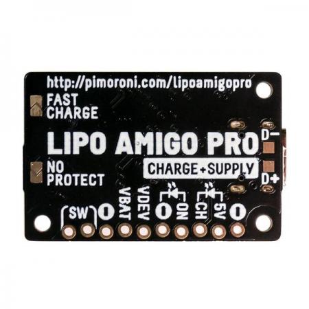 디바이스마트,MCU보드/전자키트 > 전원/신호/저장/응용 > 충전/배터리/전원,Pimoroni,LiPo Amigo (LiPo/LiIon Battery Charger) [PIM611],USB-C LiPo/LiIon 배터리 충전기 / USB-C 커넥터, JST-PH 커넥터 / 200mA* 충전 전류의 MCP73831 충전기 / 26 x 21 x 7 mm