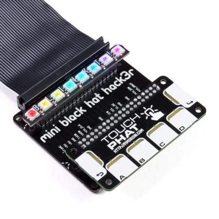 디바이스마트,MCU보드/전자키트 > 디스플레이 > LED,Pimoroni,Blinkt! [PIM184],APA102 RGB LED 8개 / 모든 40핀 헤더 Raspberry Pi 모델과 호환 가능 / 개별적으로 제어 가능한 픽셀 / PWM 오디오를 방해하지 않습니다.