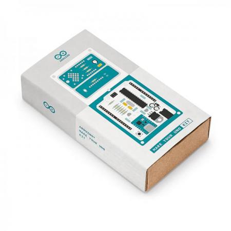 디바이스마트,오픈소스/코딩교육 > 아두이노 > 아두이노 정품 보드/쉴드/키트,아두이노,Arduino Make Your UNO Kit,AKX00037 / 전자 공학의 기초를 배우고, 납땜에 익숙해지고, 최종적으로 포함된 실드와 업사이클링된 패키징으로 신디사이저를 구축하는 3가지의 경험을 할 수 있는 올인원 키트 / 3D 뷰어가 포함된 완벽한 온라인 가이드 - 초보자도 쉽고 재미있게 따라할 수 있음 / 실습용 PCB 포함 - 납땜 실력을 테스트하고 향상시킬 수 있음 / 디버거 포함 - 보드가 조립되면 제대로 작동하는지 확인 가능 / 납땜을 위한 인두/납은 포함되어있지 않습니다(별매)