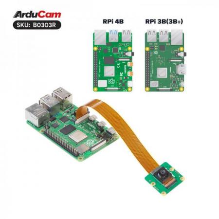 디바이스마트,오픈소스/코딩교육 > 라즈베리파이 > 라즈베리파이 카메라모듈/렌즈,ArduCAM,Arducam 12MP IMX477M MINI Wide Angle Camera Module for Raspberry Pi [B0303R],IMX477M 이미지 센서 / DSLR 카메라 제어 / 24x25mm / 4072(높이)x3176(높이) / 시야(FOV) : 120°(D)