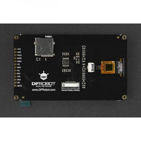 디바이스마트,MCU보드/전자키트 > 디스플레이 > LCD/OLED,DFROBOT,Fermion: 3.5' 480x320 TFT LCD Capacitive Touchscreen with MicroSD Card Slot (Breakout) [DFR0669],480x320 컬러 3.5인치 LCD / ILI9488 / 최대 5개의 정전식 터치 포인트를 지원 / GT911 / SPI(4-wire) 통신 모드 지원