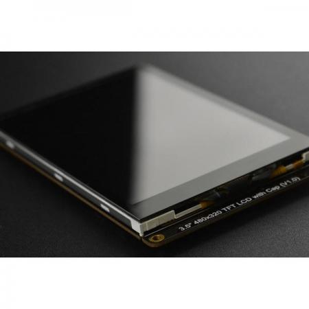 디바이스마트,MCU보드/전자키트 > 디스플레이 > LCD/OLED,DFROBOT,Fermion: 3.5' 480x320 TFT LCD Capacitive Touchscreen with MicroSD Card Slot (Breakout) [DFR0669],480x320 컬러 3.5인치 LCD / ILI9488 / 최대 5개의 정전식 터치 포인트를 지원 / GT911 / SPI(4-wire) 통신 모드 지원