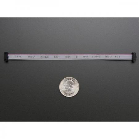 디바이스마트,케이블/전선 > 플랫케이블 (IDC) > 1.27mm용 플랫 케이블,Adafruit,10-pin 2x5 Socket-Socket 1.27mm IDC (SWD) Cable - 150mm long [ada-1675],10핀 / 1.27mm / IDC 케이블 / SWD / 길이 : 150 X 6 mm
