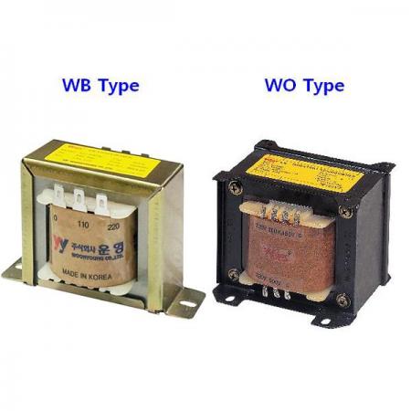디바이스마트,전원/파워/배터리 > 트랜스포머 > 전원용 > 운영/단상단권,(주)운영,WYAU-10DO,단상단권 / WB타입 / 입력: 0-110-220 / 용량: 10VA