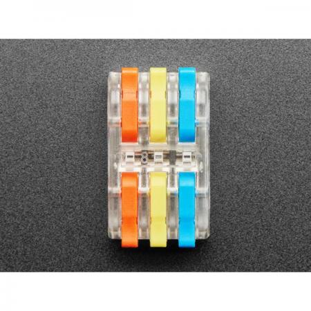 디바이스마트,케이블/전선 > 무탈피/탈피 커넥터 > 탈피 커넥터,Adafruit,Snap Action 3-to-3 Wiring Block Connector - Clear PCT-2-3M [ada-5618],3-to-3 배선 블록 커넥터 / 투명 / PCT-2-3M / 스냅 액션