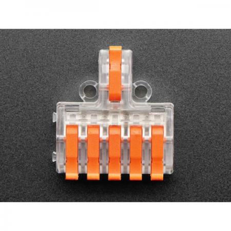 디바이스마트,케이블/전선 > 무탈피/탈피 커넥터 > 탈피 커넥터,Adafruit,Snap Action 1-to-5 Wiring Block Connector - Clear DF-15 [ada-5616],1-to-5 배선 블록 커넥터 / 투명 / DF-15 / 스냅 액션