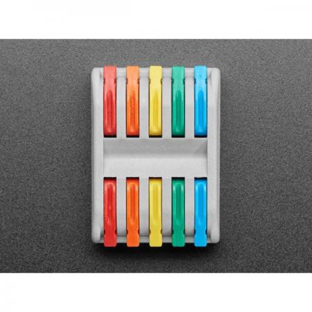 디바이스마트,케이블/전선 > 무탈피/탈피 커넥터 > 탈피 커넥터,Adafruit,Snap Action 5-to-5 Wiring Block Connector - Gray PCT-2-5 [ada-5617],5-to-5 배선 블록 커넥터 / 투명 / PCT-2-5 / 스냅 액션