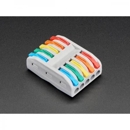 디바이스마트,케이블/전선 > 무탈피/탈피 커넥터 > 탈피 커넥터,Adafruit,Snap Action 5-to-5 Wiring Block Connector - Gray PCT-2-5 [ada-5617],5-to-5 배선 블록 커넥터 / 투명 / PCT-2-5 / 스냅 액션
