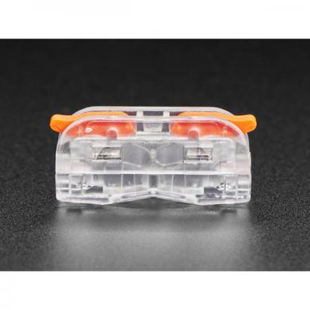 디바이스마트,케이블/전선 > 무탈피/탈피 커넥터 > 탈피 커넥터,Adafruit,Snap Action 1-to-1 Wiring Block Connector - Pack of 5 - Clear PCT-2-1M [ada-5619],1대1 배선 블록 커넥터 / 투명 / PCT-2-1M / 스냅 액션 / 5개팩