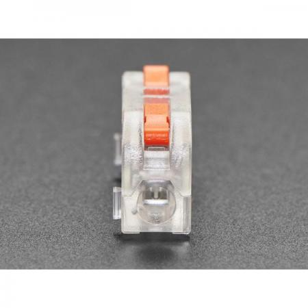 디바이스마트,케이블/전선 > 무탈피/탈피 커넥터 > 탈피 커넥터,Adafruit,Snap Action 1-to-1 Wiring Block Connector - Pack of 5 - Clear PCT-2-1M [ada-5619],1대1 배선 블록 커넥터 / 투명 / PCT-2-1M / 스냅 액션 / 5개팩