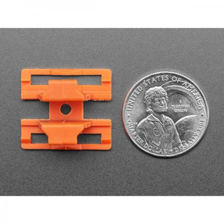 디바이스마트,케이블/전선 > 무탈피/탈피 커넥터 > 탈피 커넥터,Adafruit,Snap Action Connector Buckle - Pack of 2 - Orange DF-24 [ada-5620],커넥터 버클 / 주황색 / DF-24 / 스냅액션 / 2개팩