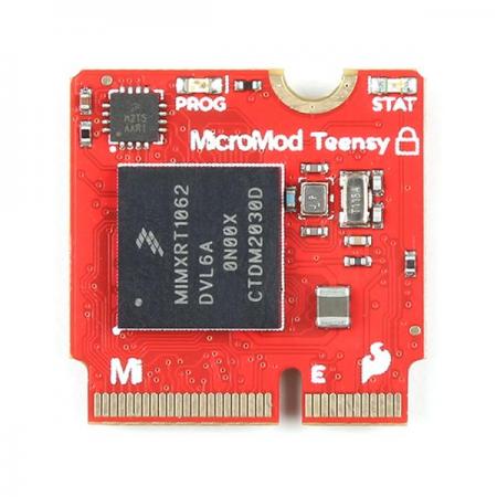 디바이스마트,MCU보드/전자키트 > 프로세서/개발보드 > ARM > Cortex-M7,SparkFun,SparkFun MicroMod Teensy Processor with Copy Protection [DEV-18771],NXP iMXRT1062 / Teensy 코드 보안/복제 방지 /  M.2 MicroMod 커넥터와 페어링하여 원하는 호환 MicroMod 캐리어 보드에 연결가능