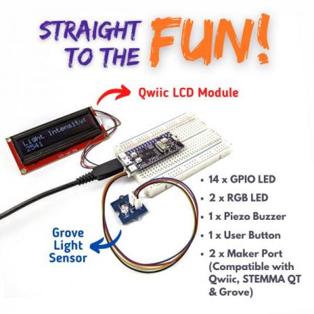 디바이스마트,오픈소스/코딩교육 > 라즈베리파이 > 라즈베리파이 확장보드/HAT,Cytron,Maker Nano RP2040: Simplifying Projects with Raspberry Pi RP2040 [MAKER-NANO-RP2040],Raspberry Pi Pico와 완전히 동일한 사양 / 듀얼 코어 Arm Cortex-M0+ 프로세서 / 264KB 내부 RAM / 2MB 플래시 메모리