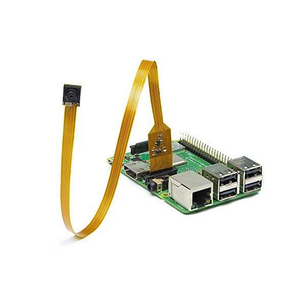 Arducam Noir Spy Camera for Raspberry Pi - Miniature 6mm Neck Width with Flex Cable, 5MP OV5647 1/4 Inch Sensor [B0066-02]