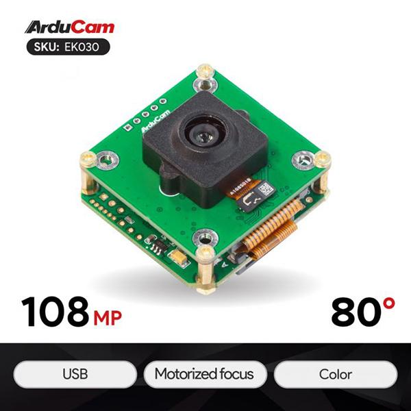 Arducam 108MP USB 3.0 Camera Evaluation Kit, Motorised Focus [EK030]