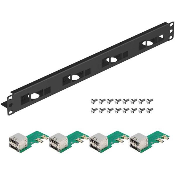 UCTRONICS for Raspberry Pi Rack with Micro HDMI Adapter Boards [U6128]