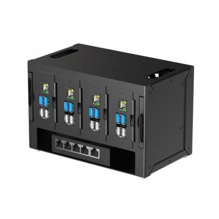 디바이스마트,오픈소스/코딩교육 > 라즈베리파이 > 라즈베리파이 확장보드/HAT,ArduCAM,UCTRONICS Complete Enclosure for Raspberry Pi Cluster, with 4 Removable Mounting Brackets for Pi 4 and 2 Cooling Fans [U6184],Pi 4 및 2개의 냉각 팬을 위한 4개의 탈착식 장착 브래킷이 있는 Raspberry Pi 클러스터