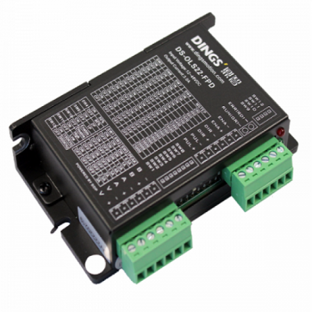디바이스마트,기계/제어/로봇/모터 > 모터드라이버 > 스텝모터 드라이버 > 바이폴라 스텝모터 드라이버,DINGS,스테핑모터 드라이버 DS-OLS22-FPD,입력 전압: DC 12V~48V / 출력 전류: Max 3A