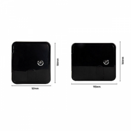 디바이스마트,EV 전기차/캠핑카/그린에너지 > 캠핑/보트 악세사리 > 벤트/해치/입수구,SEAFLO,스퀘어 케이블 해치  블랙 [SFCH2-193-164-02],스퀘어 해치 / 블랙 외부:151x166mm 내부:106x121mm