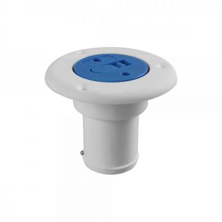 디바이스마트,EV 전기차/캠핑카/그린에너지 > 캠핑/보트 악세사리 > 벤트/해치/입수구,SEAFLO,주입구 38mm 블루 화이트 [SFCW1-01],캠핑 RV 선박에 적합 38mm 주유구 청수