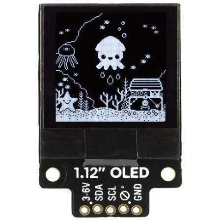 디바이스마트,MCU보드/전자키트 > 디스플레이 > LCD/OLED,Pimoroni,1.12' Mono OLED (128x128, white/black) Breakout I2C [PIM374],1.12인치 OLED 브레이크아웃 / SH1107 / 라즈베리파이, 아두이노 호환 / I2C