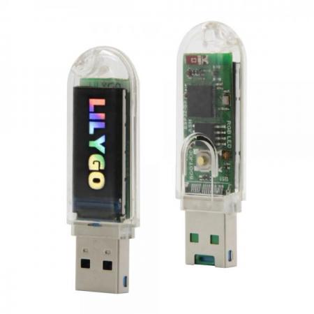 디바이스마트,오픈소스/코딩교육 > 파이썬/IoT 개발 보드 > ESP32,LILYGO,LILYGO® T-Dongle-S3 LCD 개발보드,ESP32-S3 / 16M FLASH / ST7735(80*160) 3.3V / Size : 17.9*58.6mm