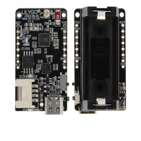 디바이스마트,오픈소스/코딩교육 > 파이썬/IoT 개발 보드 > ESP32,LILYGO,LILYGO® T-OI PLUS 무선 모듈 개발보드 (배터리홀더 포함),ESP32-C3 / CH340K / 16340 배터리홀더 / SIZE : 44*25.5*20mm