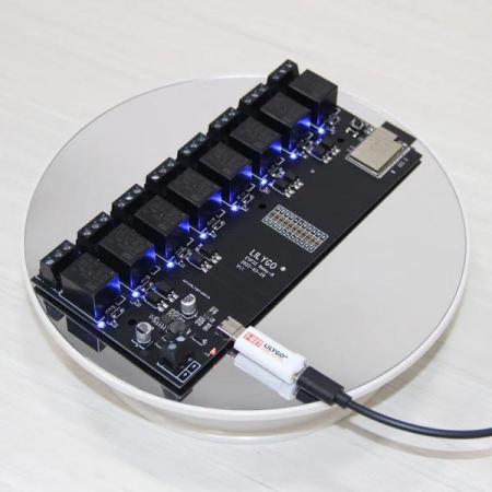 디바이스마트,오픈소스/코딩교육 > 파이썬/IoT 개발 보드 > ESP32,LILYGO,LILYGO® T-Relay 8채널 IoT 릴레이,ESP32 8채널 DC5V IoT 릴레이 / T-U2T 사용 / SIZE 85*175mm