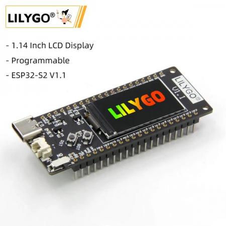 디바이스마트,오픈소스/코딩교육 > 파이썬/IoT 개발 보드 > ESP32,LILYGO,LILYGO® T8 V1.1 ST7789 1.14" 개발보드,ESP32-S2 ST7789 1.14" LCD + TF Card + C-type connector