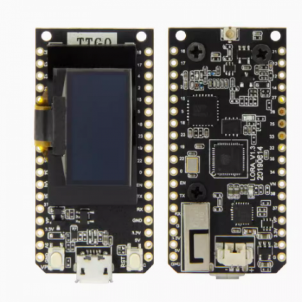 디바이스마트,MCU보드/전자키트 > 통신/네트워크 > RF/LoRa,LILYGO,LILYGO® TTGO LORA32 모듈 915MHz,ESP32 + LoRa(SX1276) + 0.96" OLED / 915MHz / 작동 전압 : 3.3-7V / Arduino IDE 사용 가능