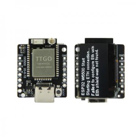 디바이스마트,오픈소스/코딩교육 > 파이썬/IoT 개발 보드 > ESP32,LILYGO,LILYGO® T-Lite W5500 ESP32 개발보드,IoT 이더넷 모듈과 함께 사용 가능 / Size 29.5*23*8mm / 작동 전압 : 2.7-3.6V / SSD1306 0.96" OLED