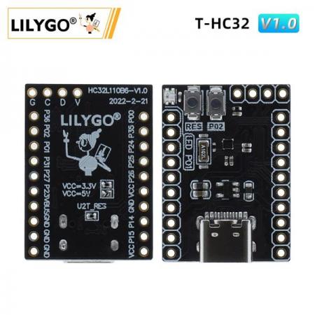 디바이스마트,오픈소스/코딩교육 > 파이썬/IoT 개발 보드 > ESP32,LILYGO,LILYGO® T-HC32 HC32L110B6 개발보드,HC32L110B6 칩셋 사용 / Size : 1.565*1.411mm / 초저전력 소비 / Keli & IAR 소프트웨어 지원 / T-U2T 사용