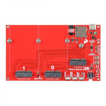 디바이스마트,오픈소스/코딩교육 > 아두이노 > 아두이노 호환보드,SparkFun,SparkFun MicroMod Main Board - Double [DEV-20595],MicroMod 프로세서 보드를 최대 2개의 MicroMod 기능 보드와 인터페이스할 수 있는 특수 캐리어 보드 / USB-C 커넥터 1개, 2A 리셋 가능 퓨즈와 3.3V/1A 전압 조정기가 포함, 3.3V/500mA 전압 조정기가 보드에 포함되어 Qwiic 지원 장치에 전원을 공급
