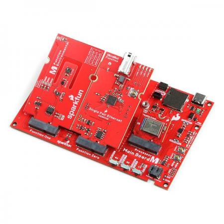 디바이스마트,오픈소스/코딩교육 > 아두이노 > 아두이노 호환보드,SparkFun,SparkFun MicroMod Main Board - Double [DEV-20595],MicroMod 프로세서 보드를 최대 2개의 MicroMod 기능 보드와 인터페이스할 수 있는 특수 캐리어 보드 / USB-C 커넥터 1개, 2A 리셋 가능 퓨즈와 3.3V/1A 전압 조정기가 포함, 3.3V/500mA 전압 조정기가 보드에 포함되어 Qwiic 지원 장치에 전원을 공급