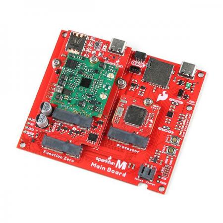 디바이스마트,오픈소스/코딩교육 > 아두이노 > 아두이노 호환보드,SparkFun,SparkFun MicroMod Main Board - Single [DEV-20748],MicroMod 프로세서 보드를 단일 MicroMod 기능 보드와 인터페이스할 수 있는 특수 캐리어 보드 / USB-C 커넥터,  2A 리셋 가능 퓨즈와 3.3V/1A 전압 조정기, 3.3V/500mA 전압 조정기가 보드에 포함되