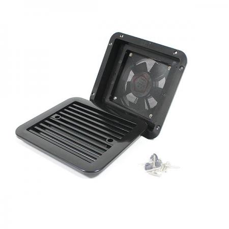 디바이스마트,EV 전기차/캠핑카/그린에너지 > 캠핑/보트 악세사리 > 벤트/해치/입수구,SMG,카라반/캠핑카 5V 사이드용 에어벤트 블랙 [TYE-AV017],5V 0.2A 에어벤트 / 205.5*186.43mm  / 노화방지 소재 / 방충망 포함